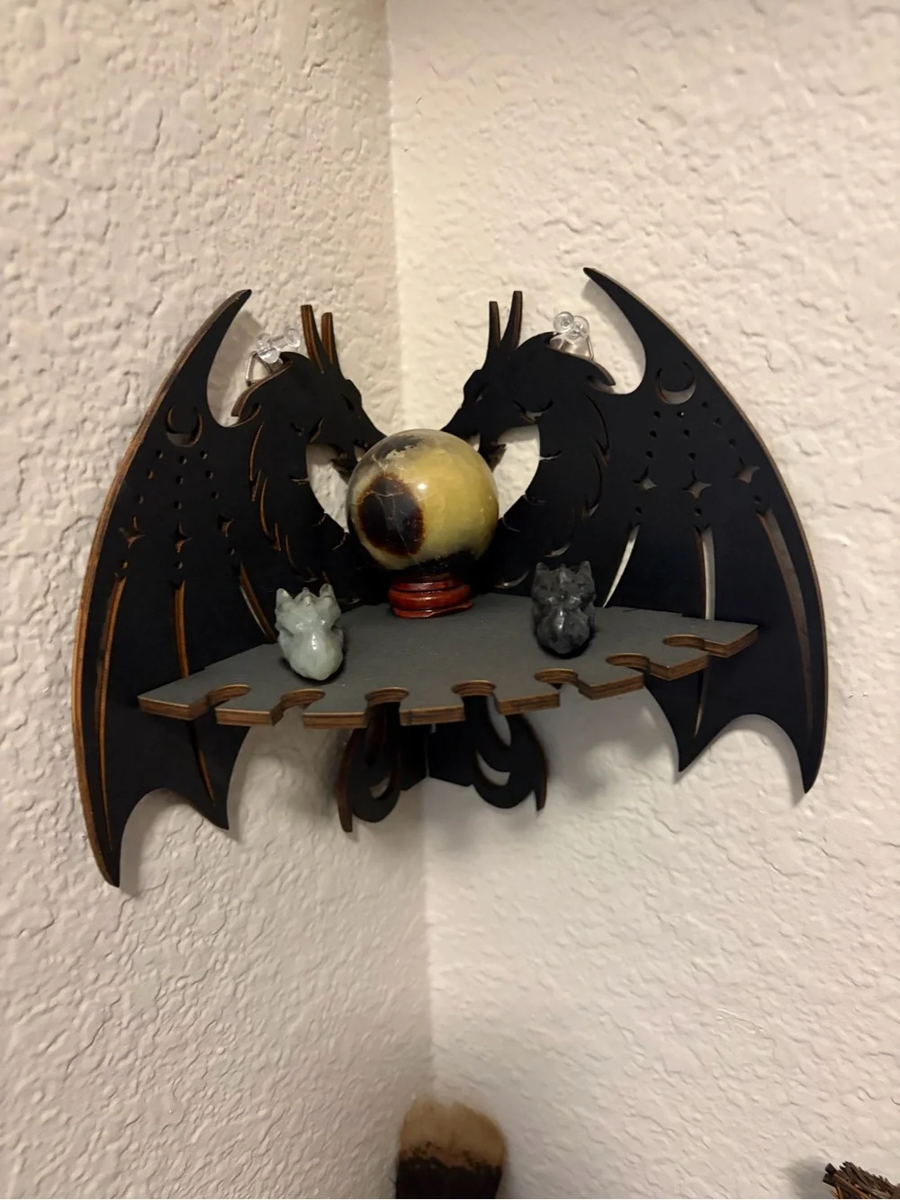 Black Dragon Wall Shelf - Home Wall Decor
